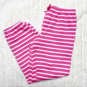 NWT Gap Pink & White Striped Pajama Joggers